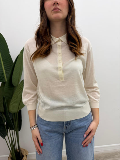 Vicolo - Pull Colletto Bottoni