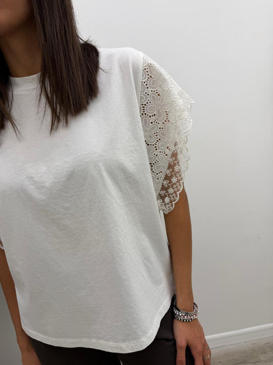 Vicolo - Tshirt Volant Sangallo