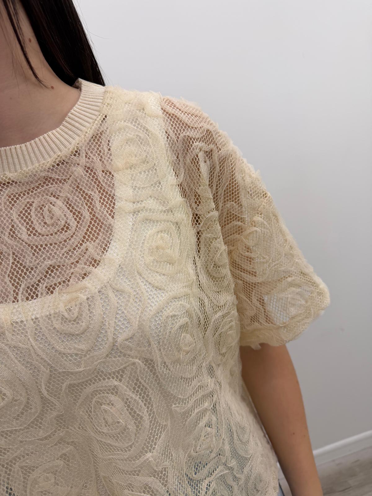 Haveone - Blusa Pizzo Motivi