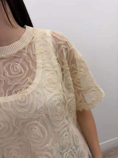 Haveone - Blusa Pizzo Motivi
