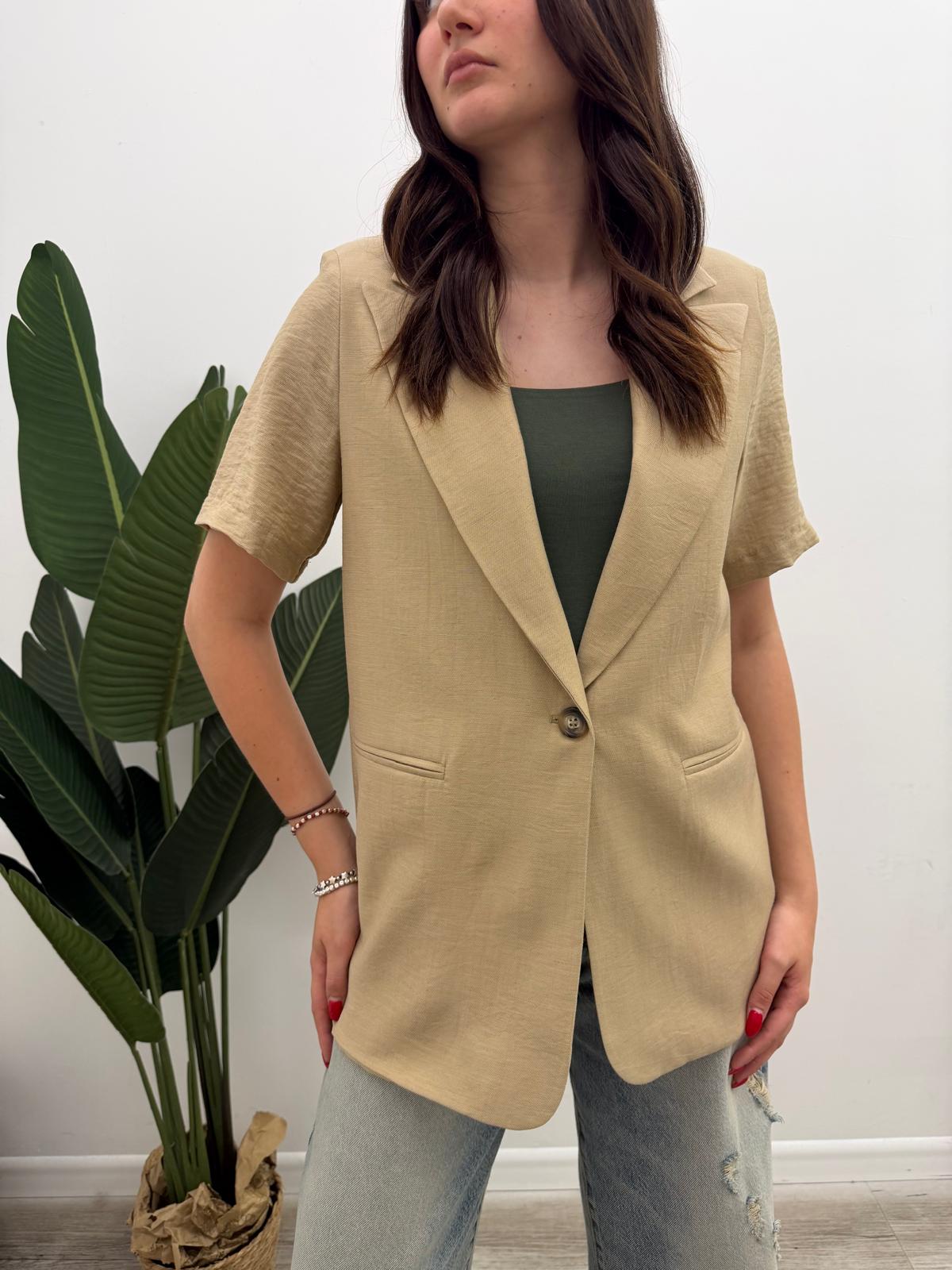 Haveone - Blazer Manica Corta