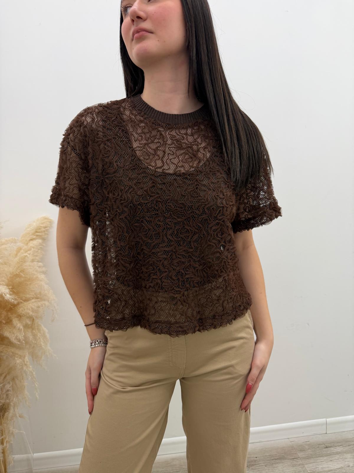 Haveone - Blusa Pizzo Motivi
