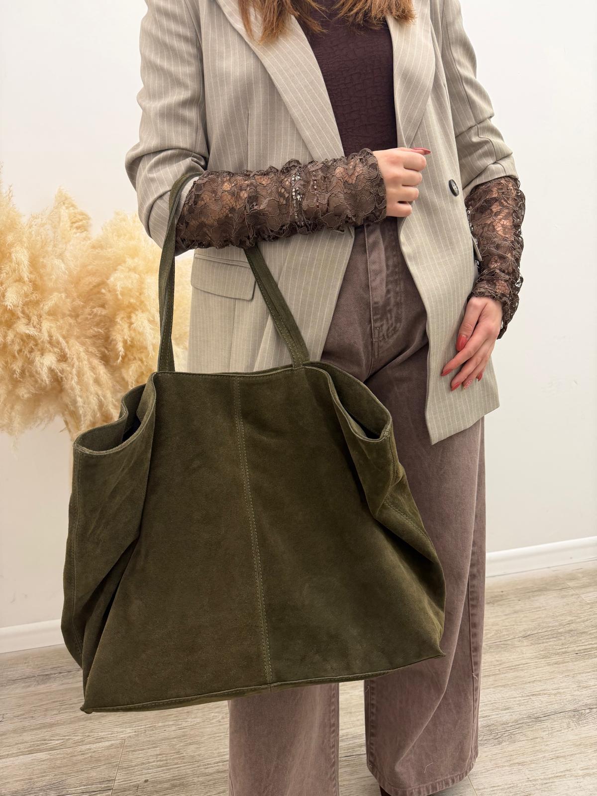 Vicolo - Borsa Shopper Suede