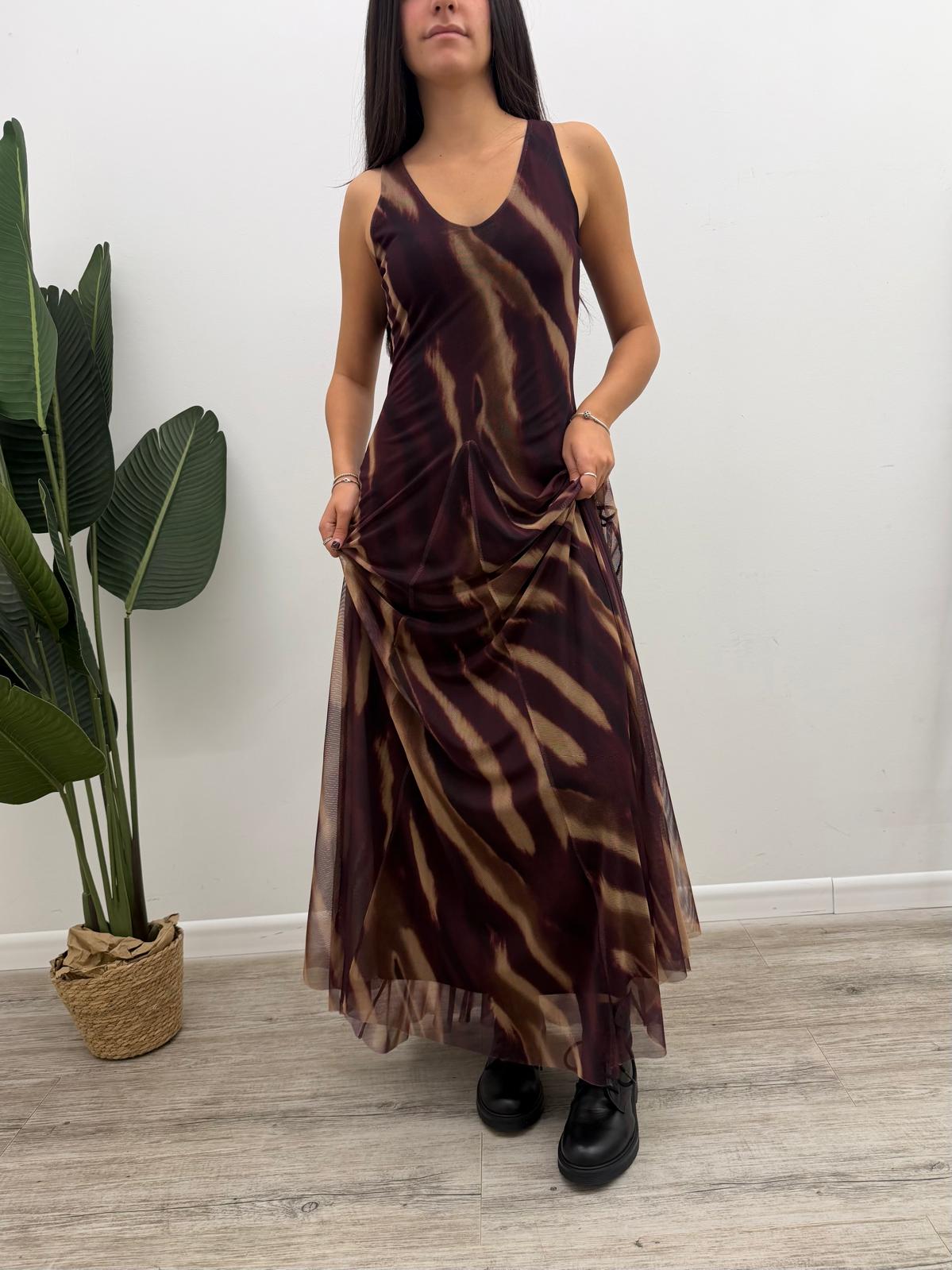 Susy Mix - Abito Tulle Sfumato
