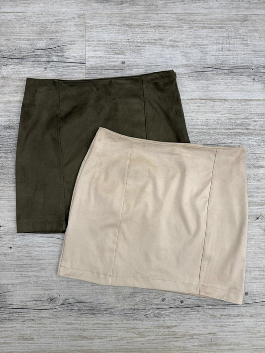 Haveone - Minigonna Scamosciata