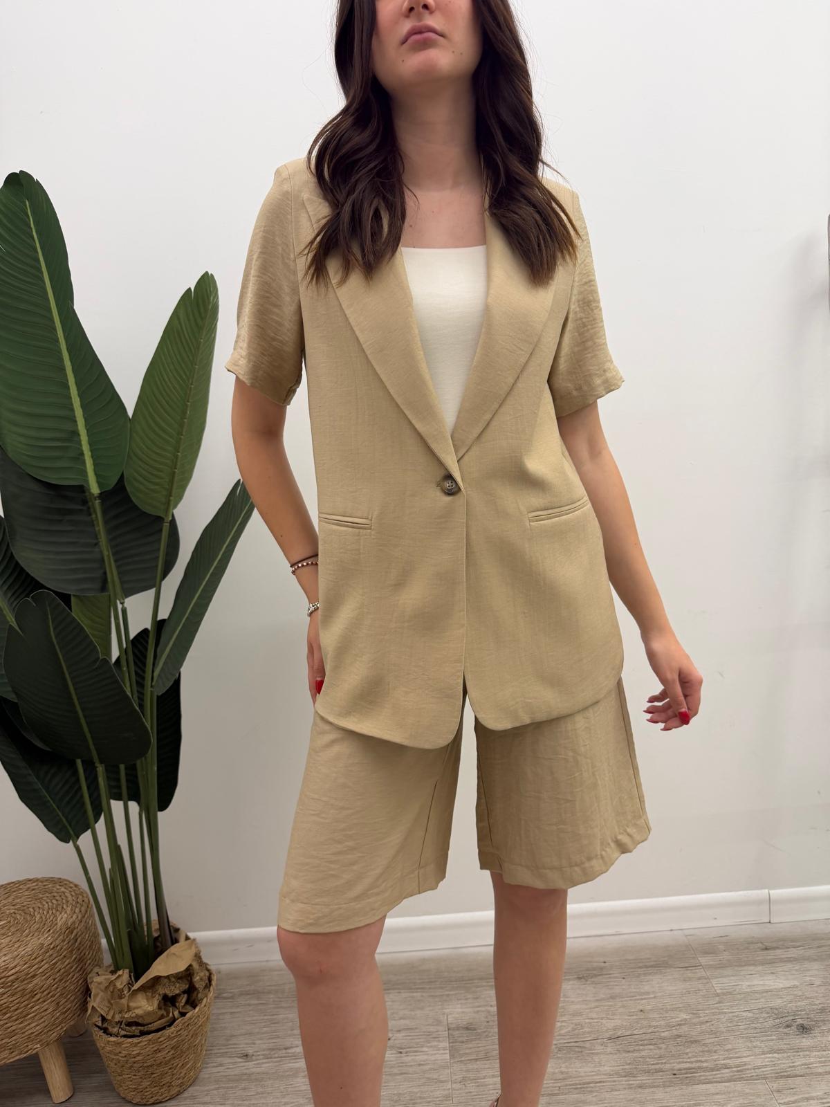 Haveone - Blazer Manica Corta