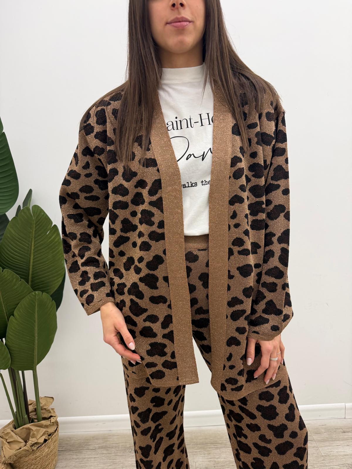Kontatto - Cardigan Maculato Lurex