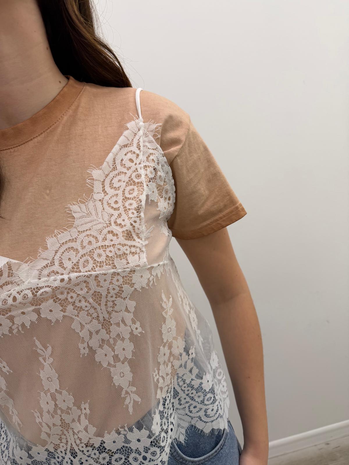 Haveone - Tshirt + Top Pizzo