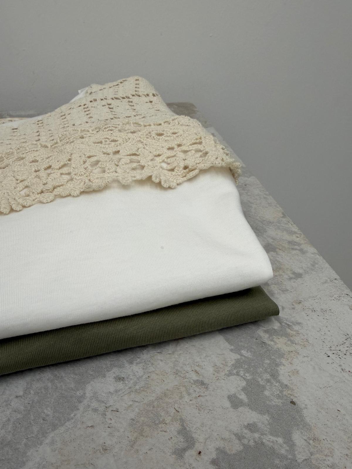 Tensione In - Tshirt Pizzo Ricamo