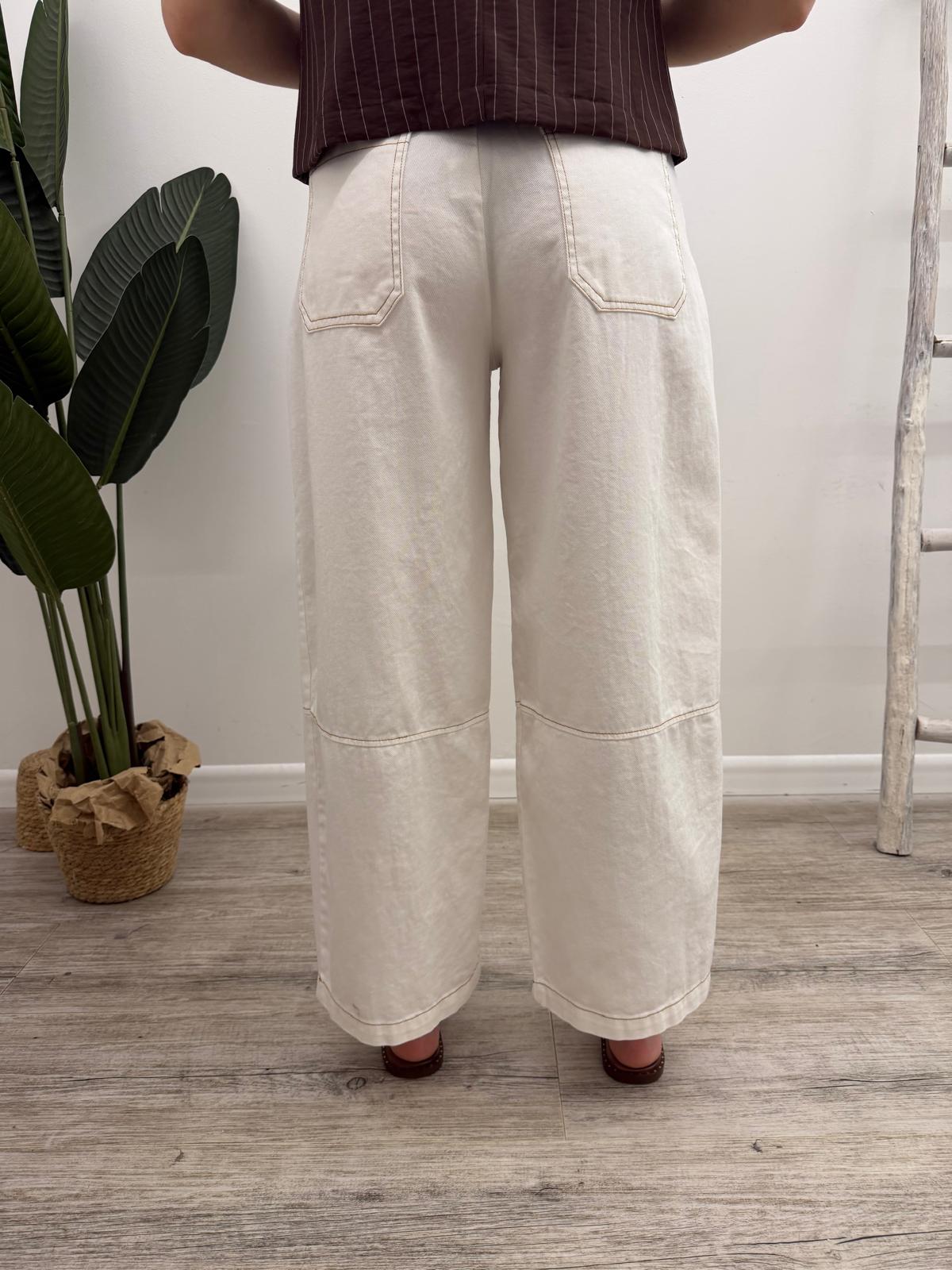 Susy Mix - Pantalone Worker White
