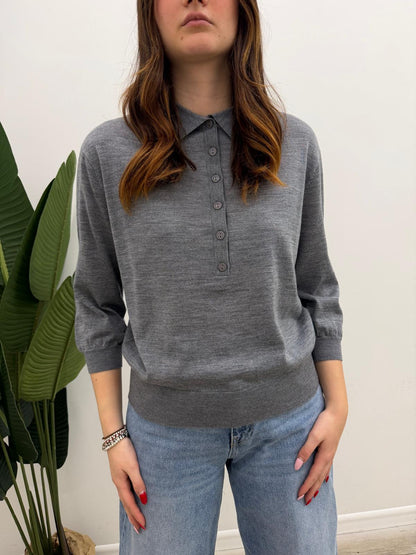 Vicolo - Pull Colletto Bottoni