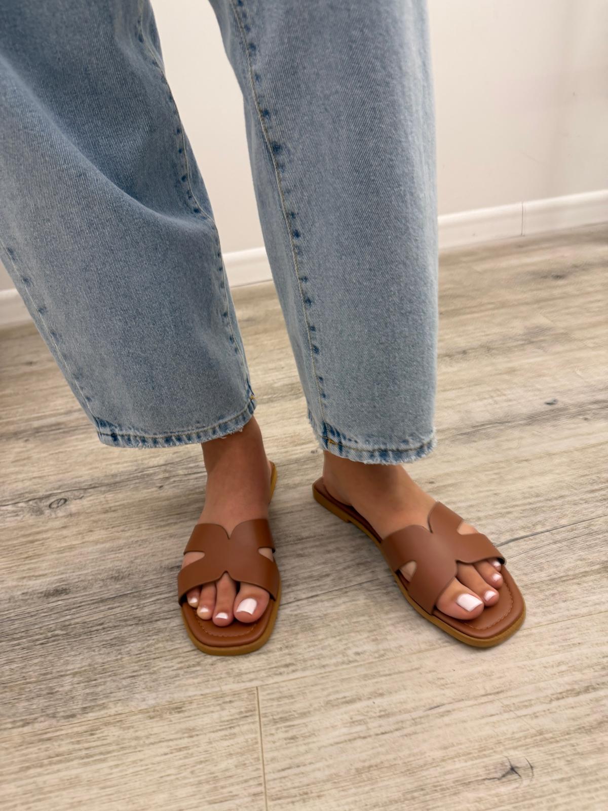 Ovyé - Ciabatta Flat Pelle