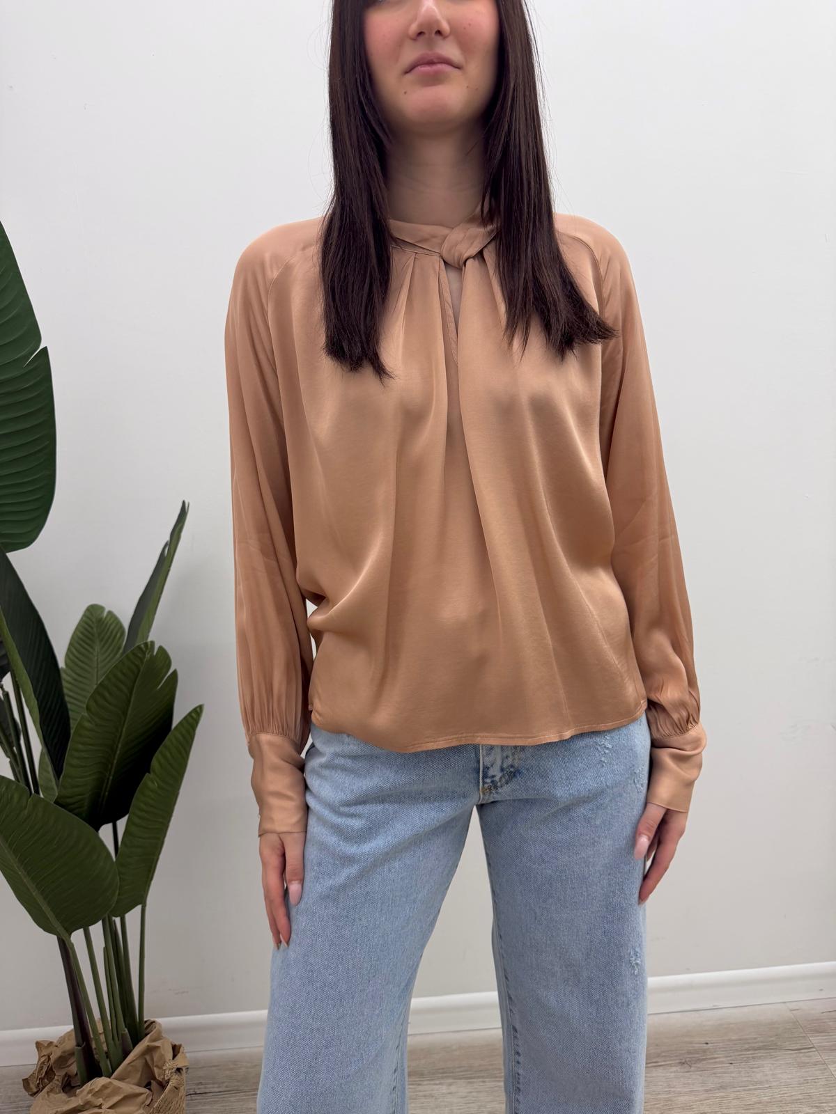 Haveone - Blusa Collo Incrocio