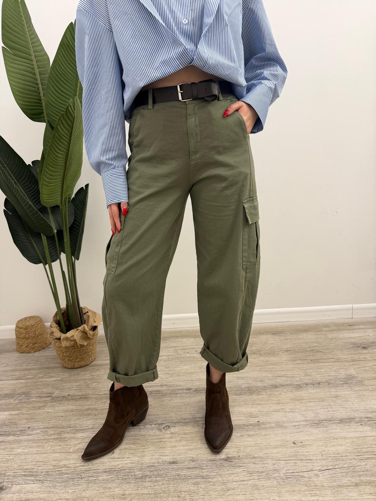 Susy Mix - Pantalone Cargo Cintura