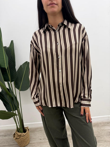 Susy Mix - Camicia Riga Tigre