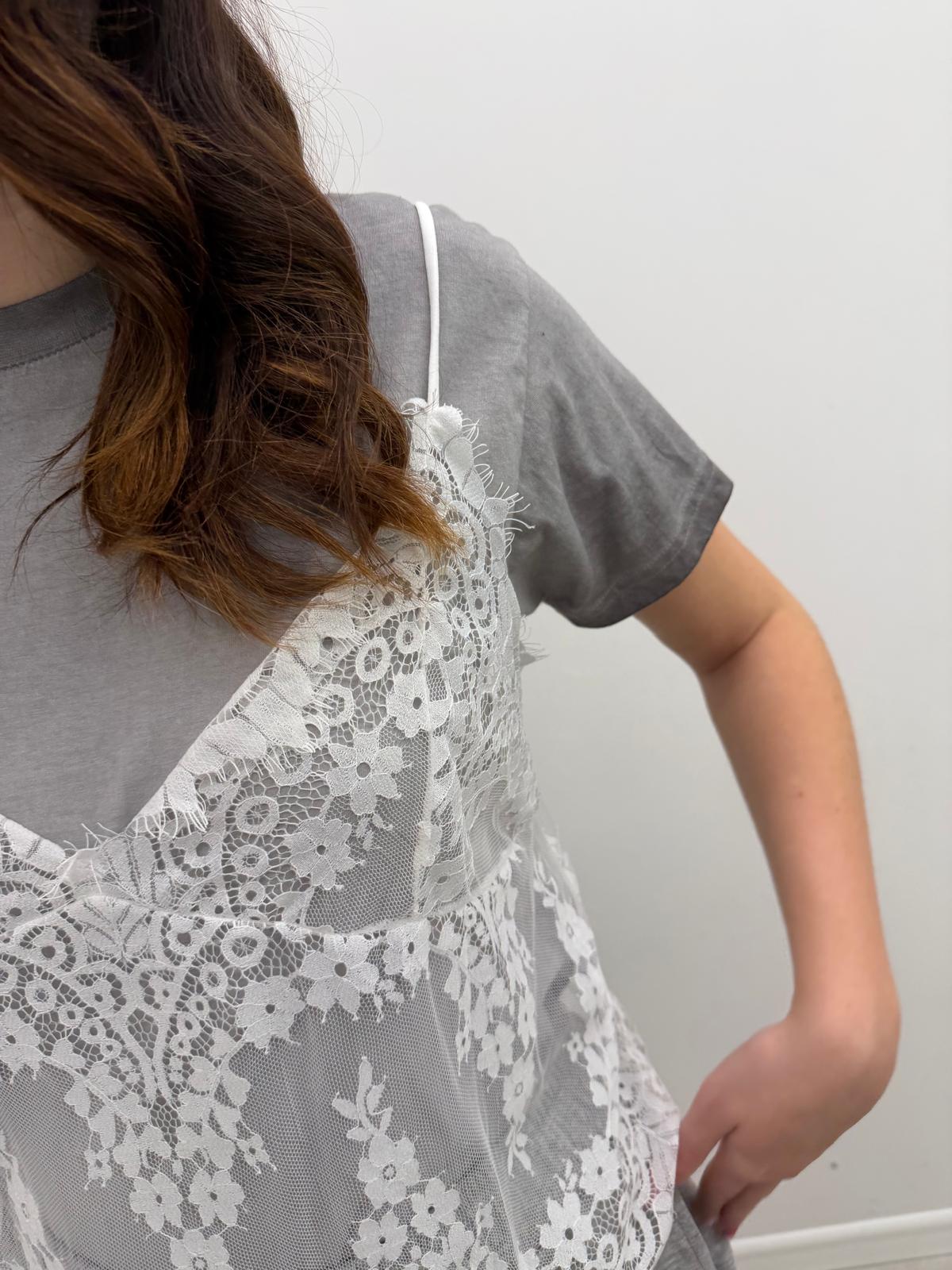Haveone - Tshirt + Top Pizzo