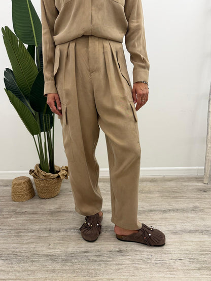 Tensione In - Pantalone Cargo Paperbag