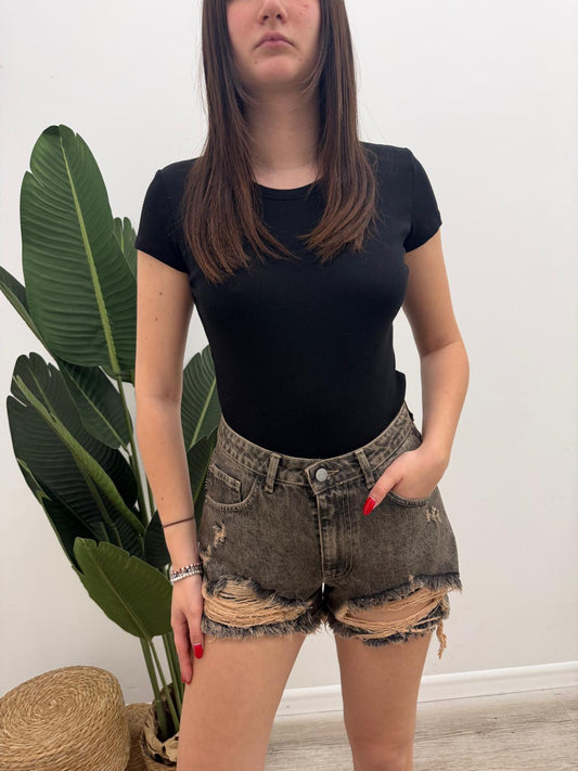 Haveone - Shorts Destroyed Ash