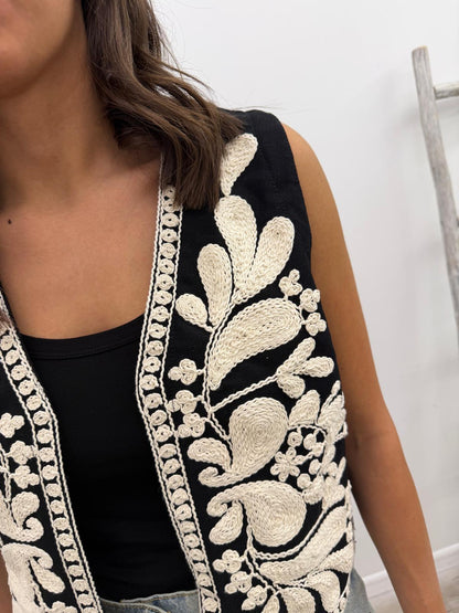 Susy Mix - Gilet Ricamo