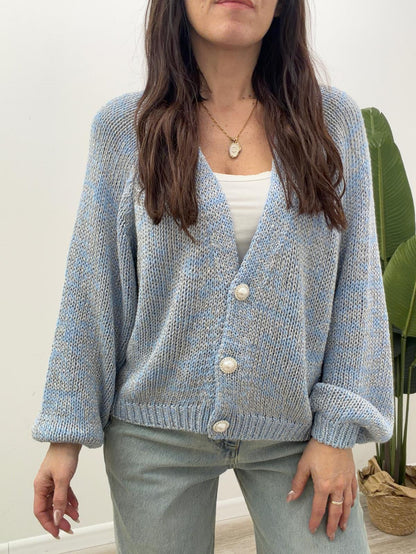 Haveone - Cardigan Gioiello Lurex