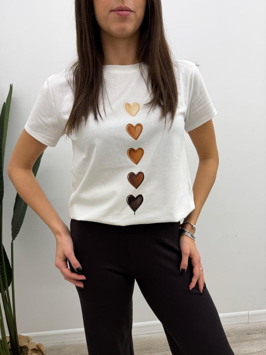 Vicolo - Tshirt Cuoricini