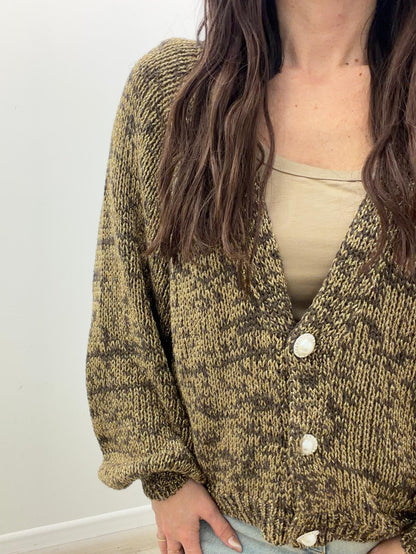 Haveone - Cardigan Gioiello Lurex