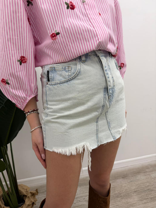 Haveone - Minigonna Jeans