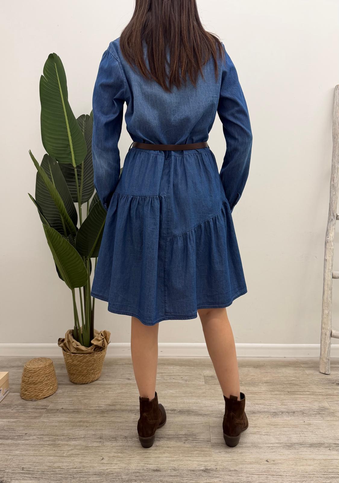 Vicolo - Abito Corto Chambray