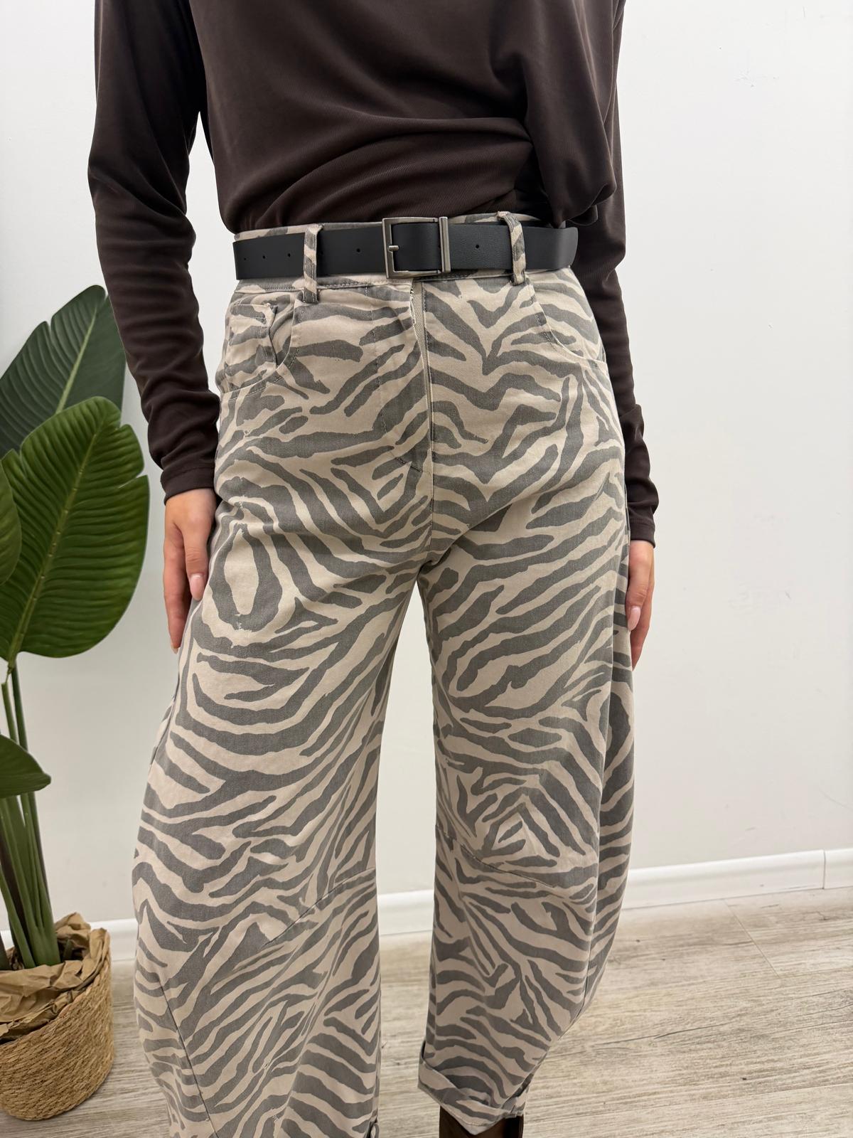 Susy Mix - Pantalone Zebrato Cintura