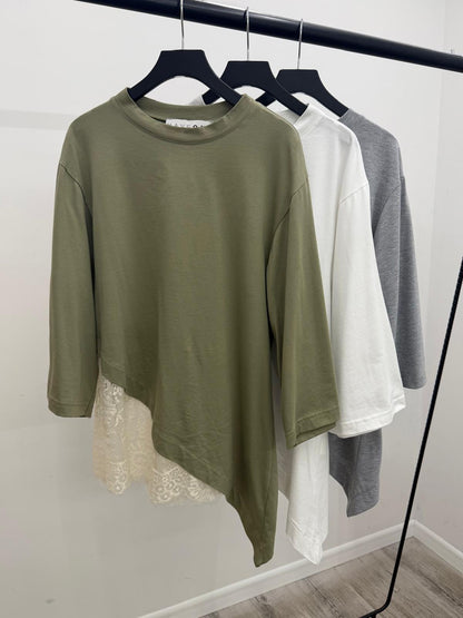 Haveone - Tshirt Obliqua Pizzo