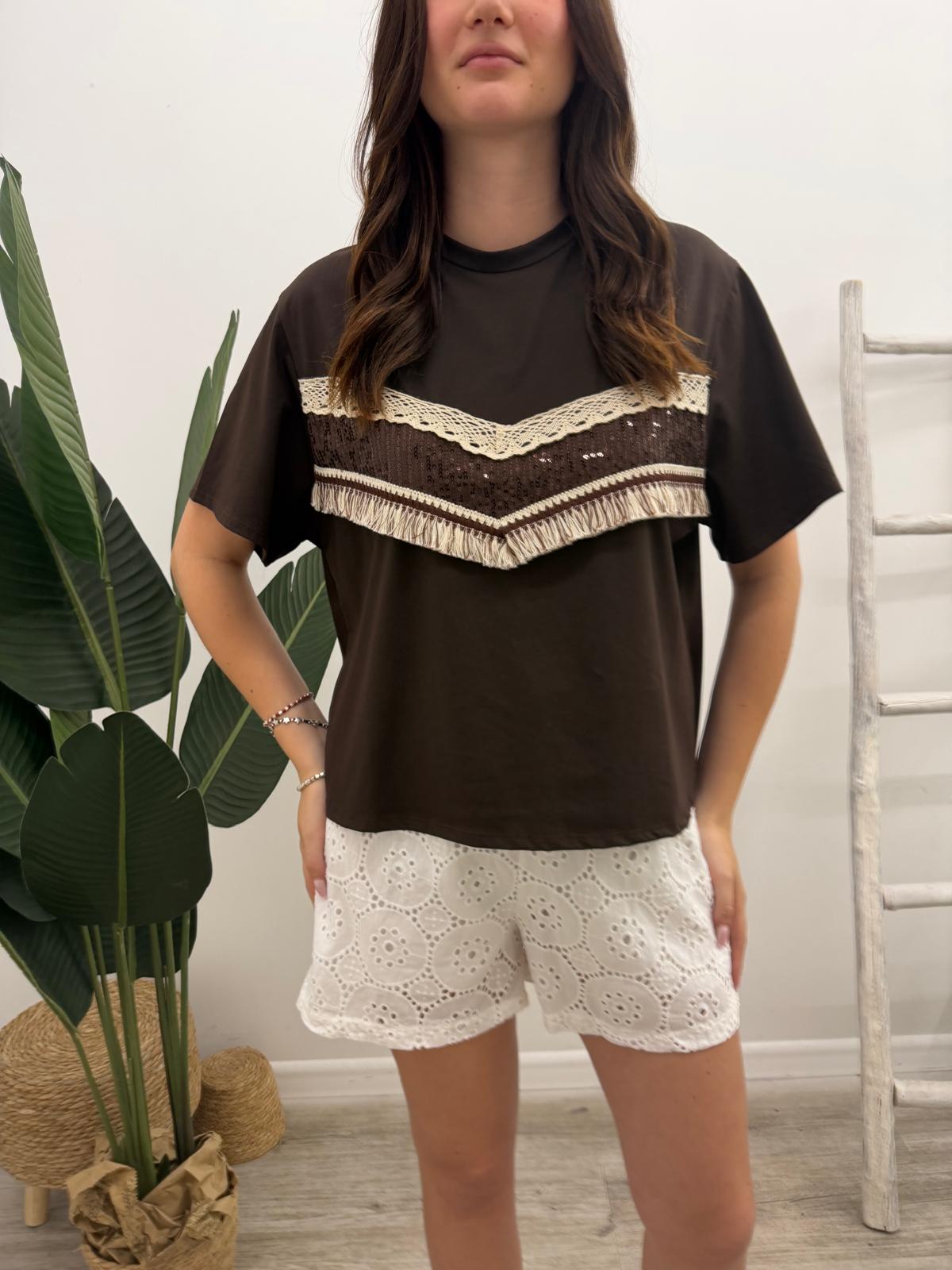 Susy Mix - Tshirt Passamaneria Brownie