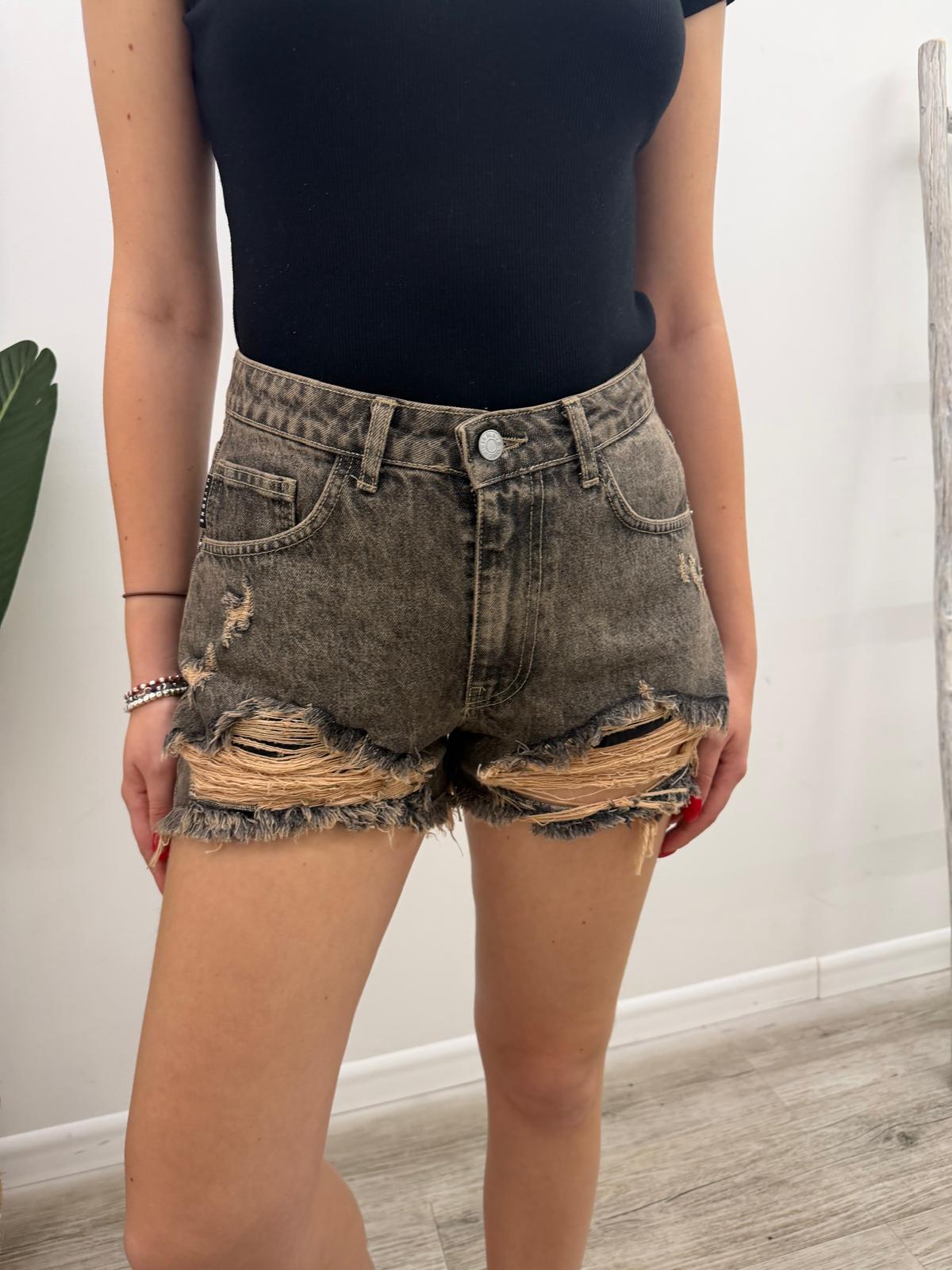 Haveone - Shorts Destroyed Ash