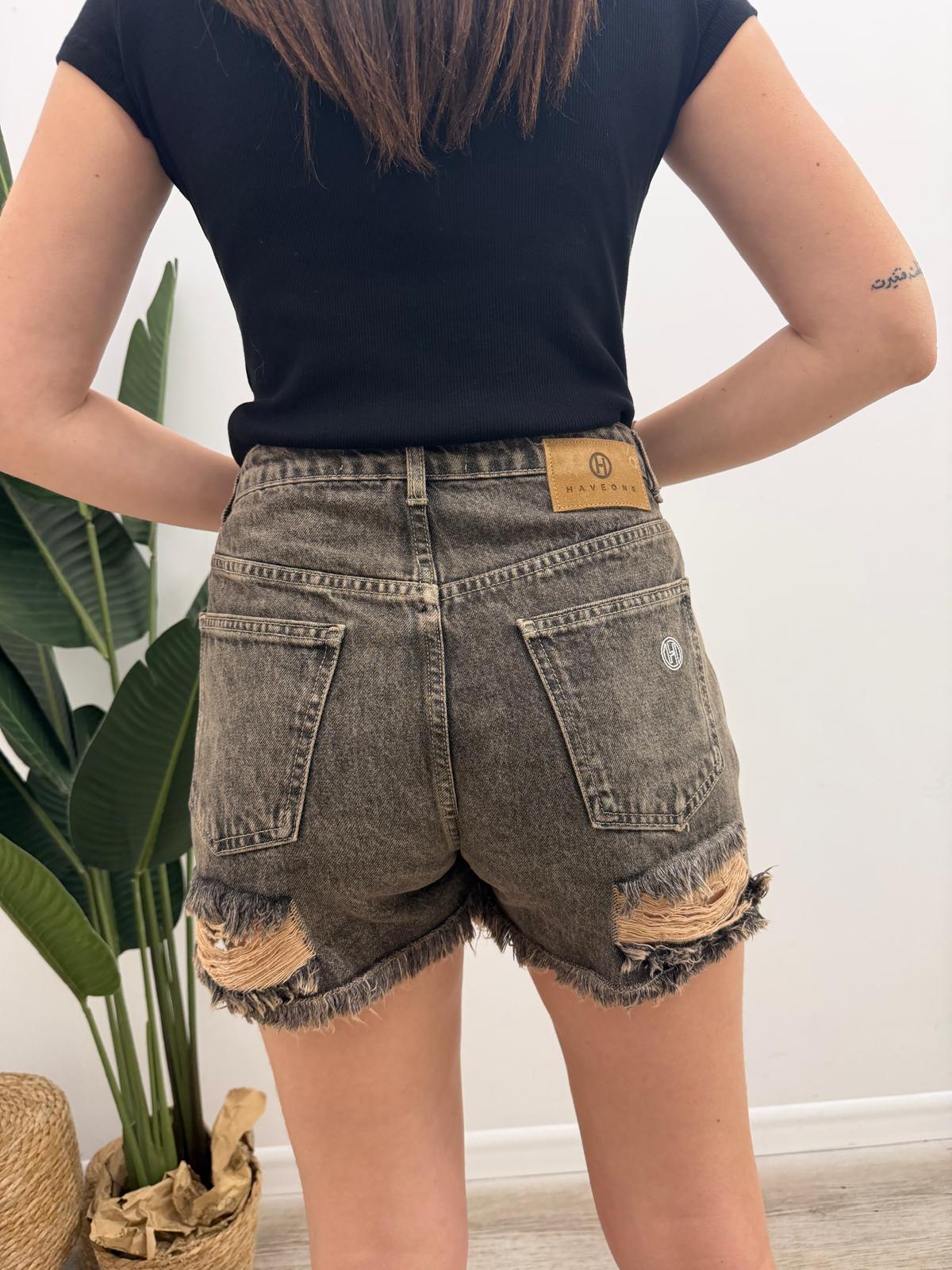 Haveone - Shorts Destroyed Ash