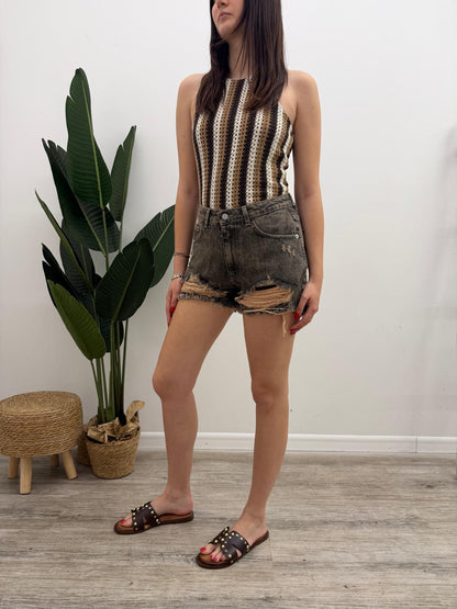 Haveone - Shorts Destroyed Ash