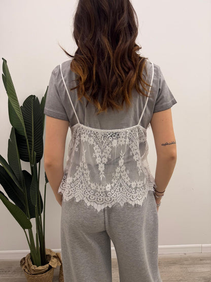 Haveone - Tshirt + Top Pizzo