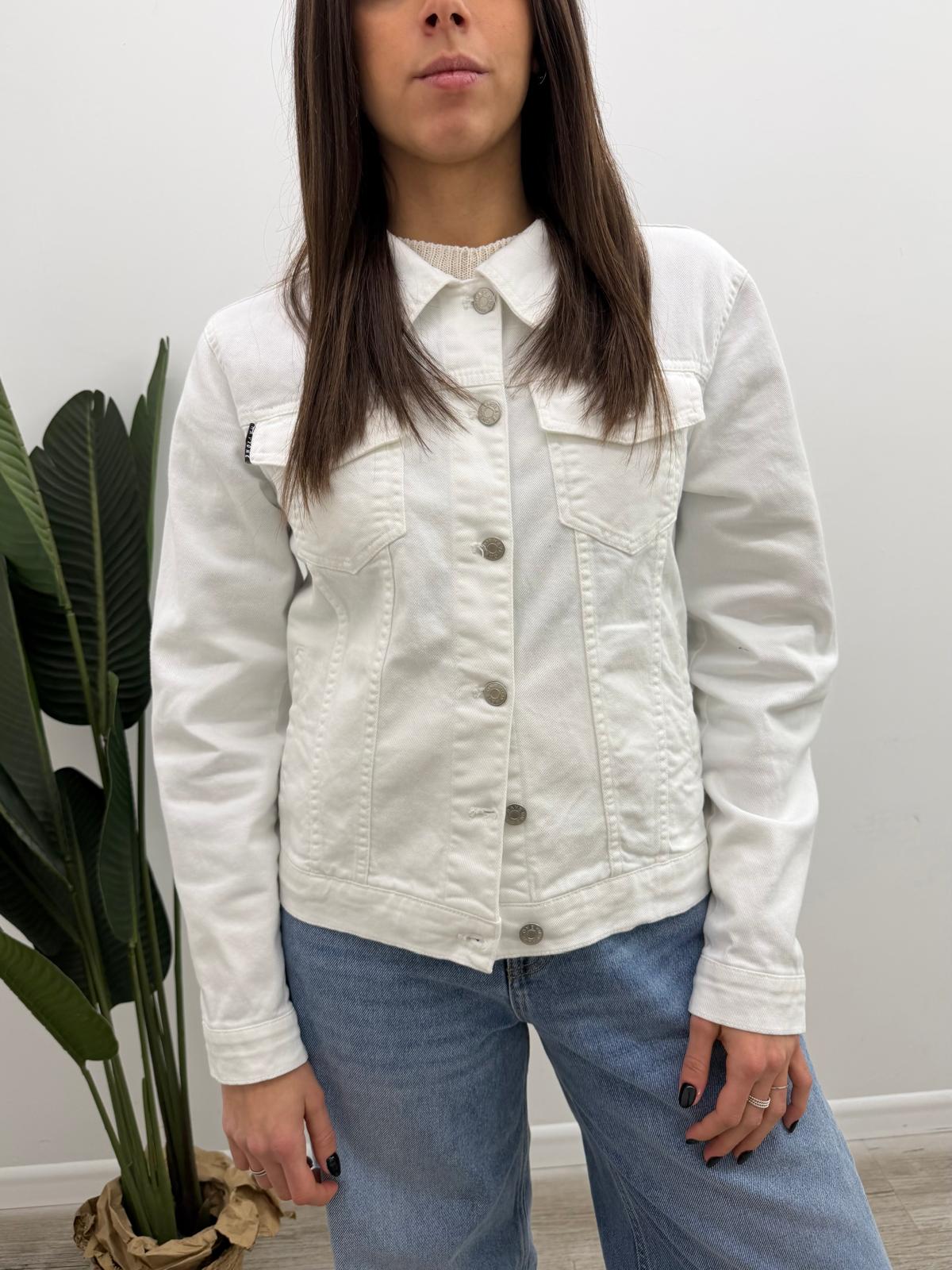 Haveone - Giacca Denim White