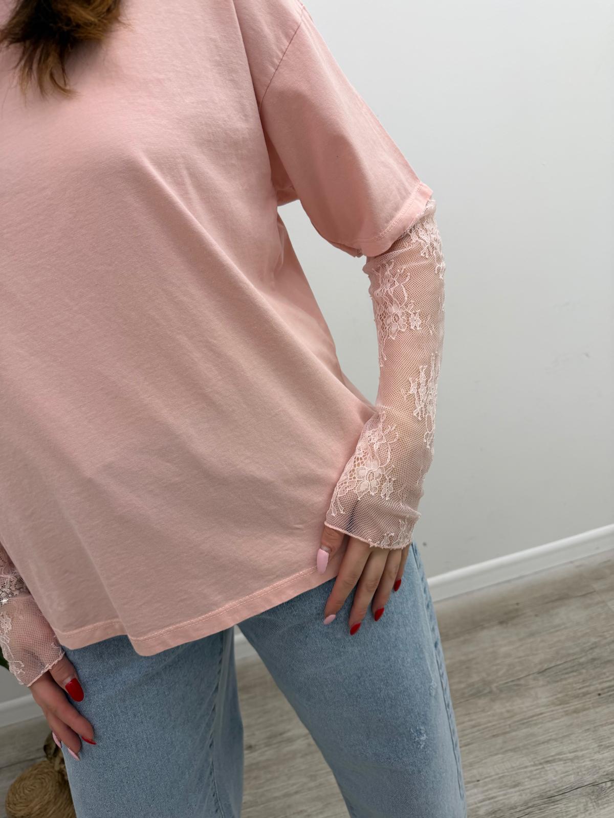 Susy Mix - Tshirt Manica Pizzo