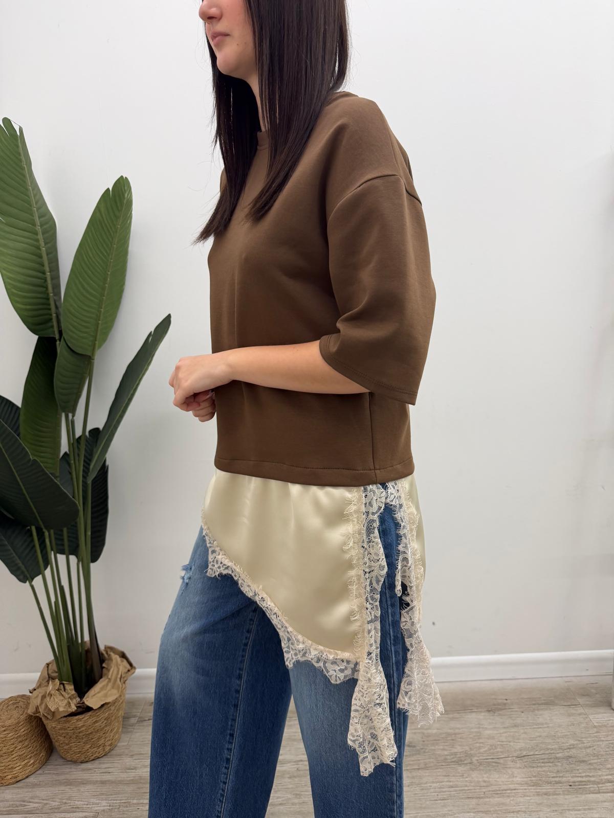 Haveone - Tshirt Pizzo Lingerie