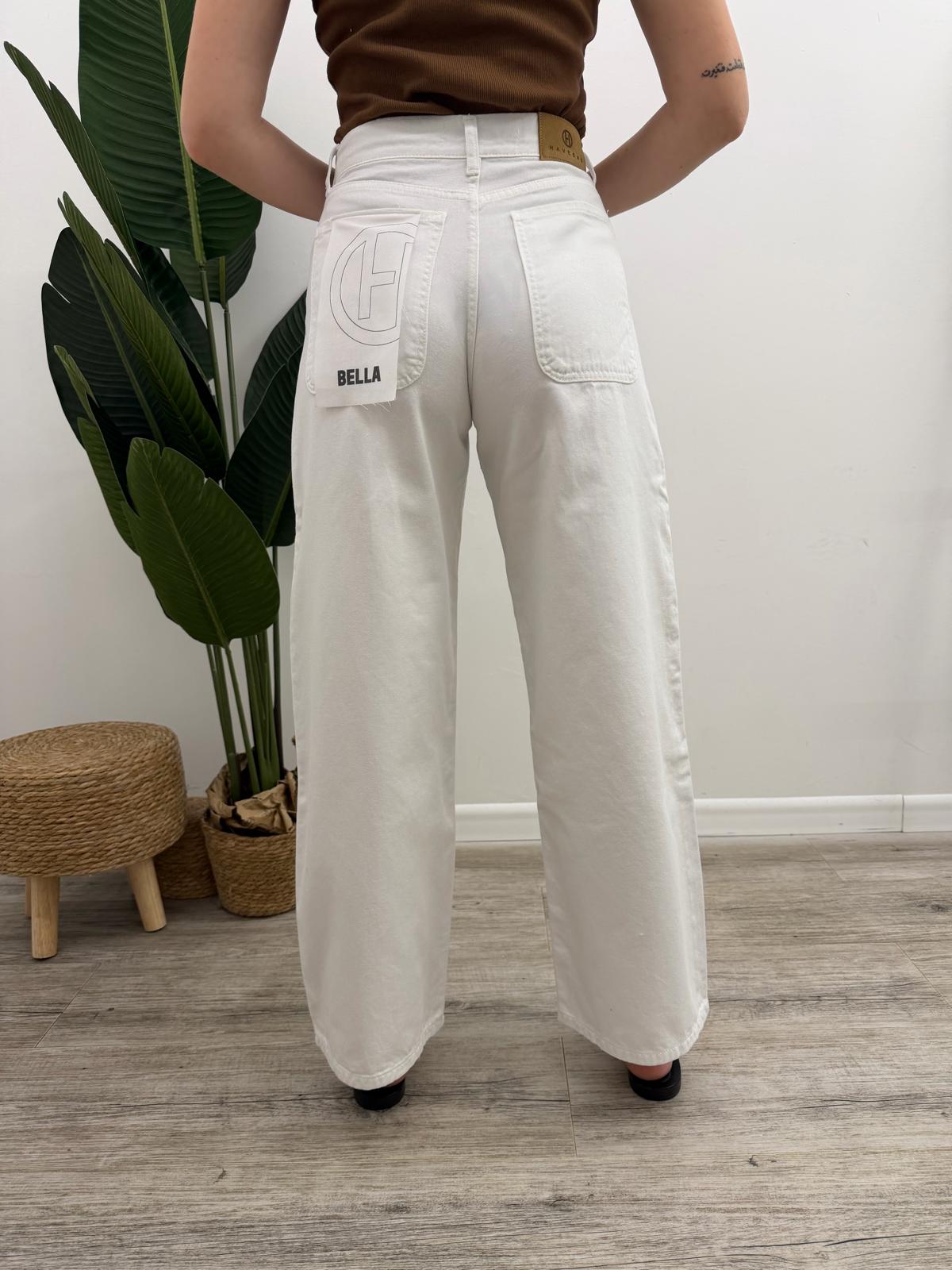 Haveone - Pantalone Bella White