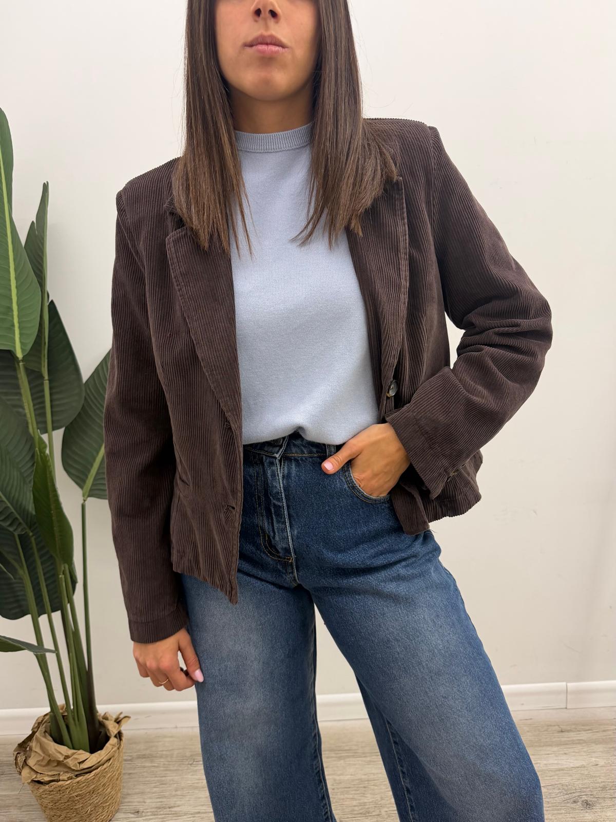 Tensione In - Blazer Cropped Velluto