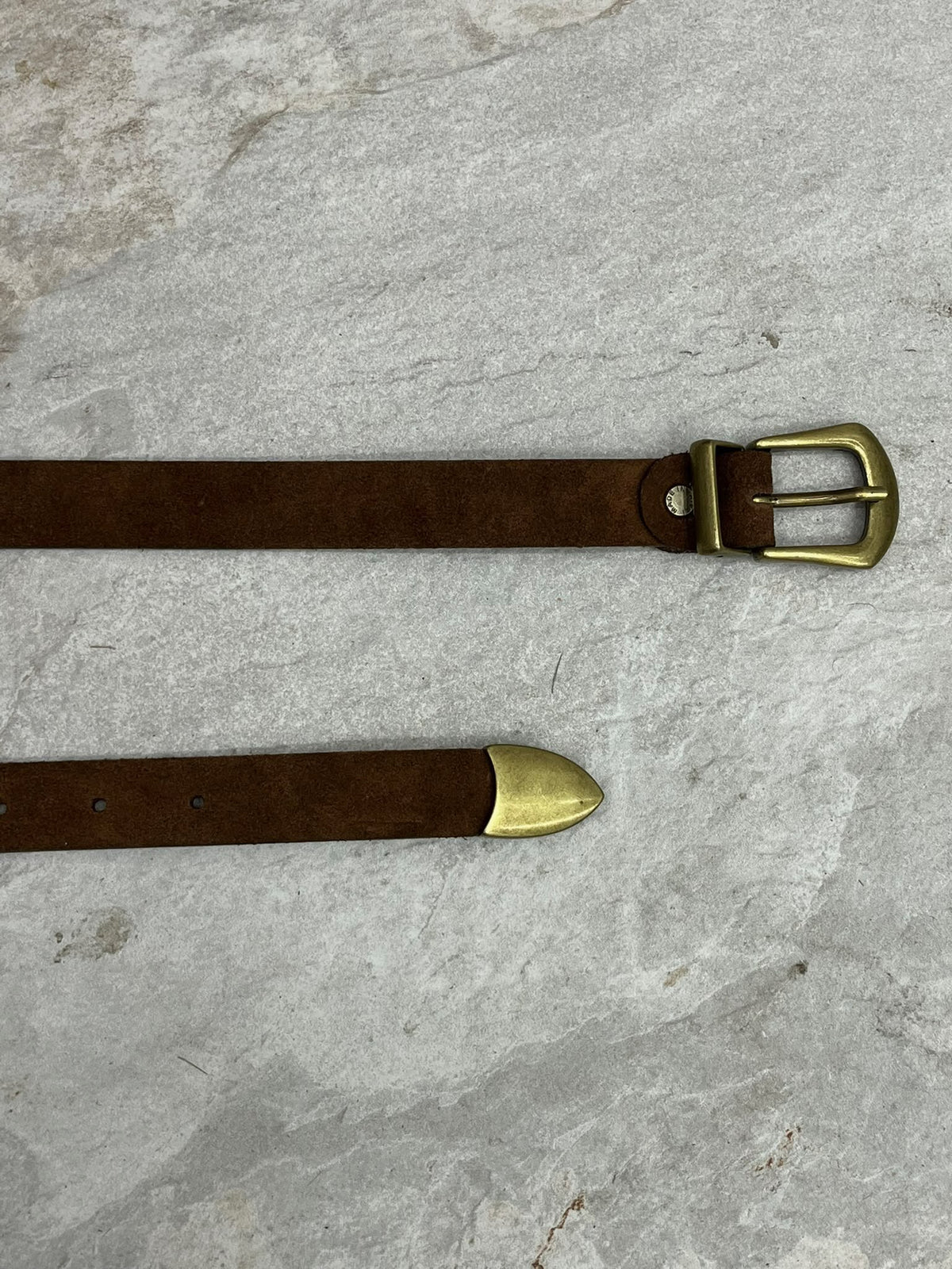 Vicolo - Cintura Metal Tip Camoscio