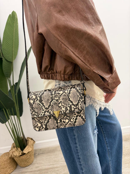 Vicolo - Borsa V-Lock Pitonata