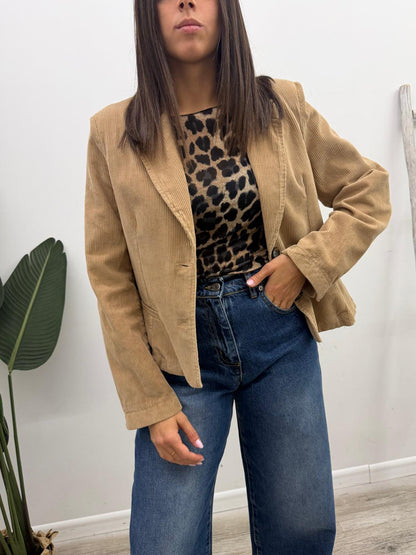 Tensione In - Blazer Cropped Velluto