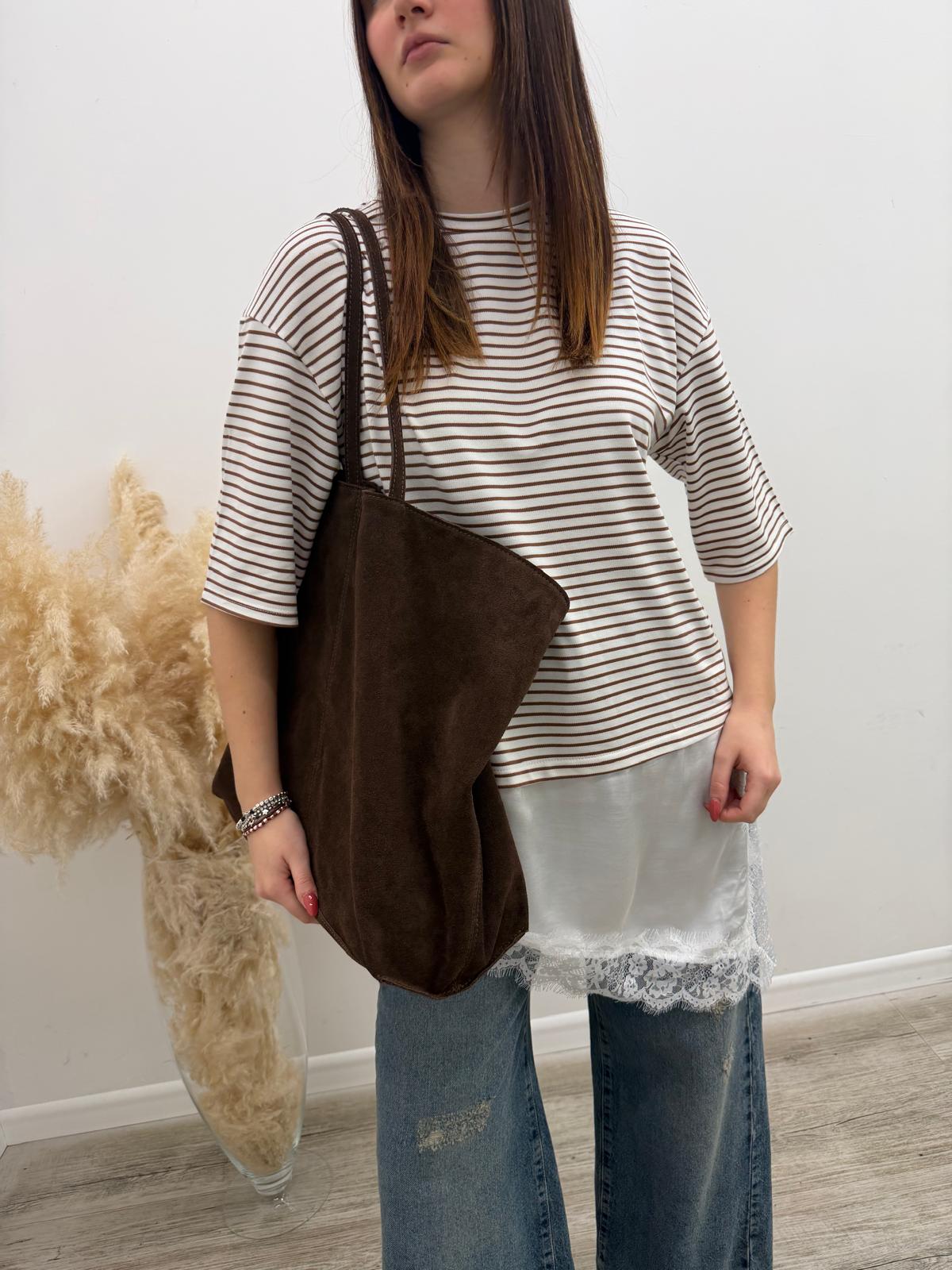 Vicolo - Borsa Shopper Suede