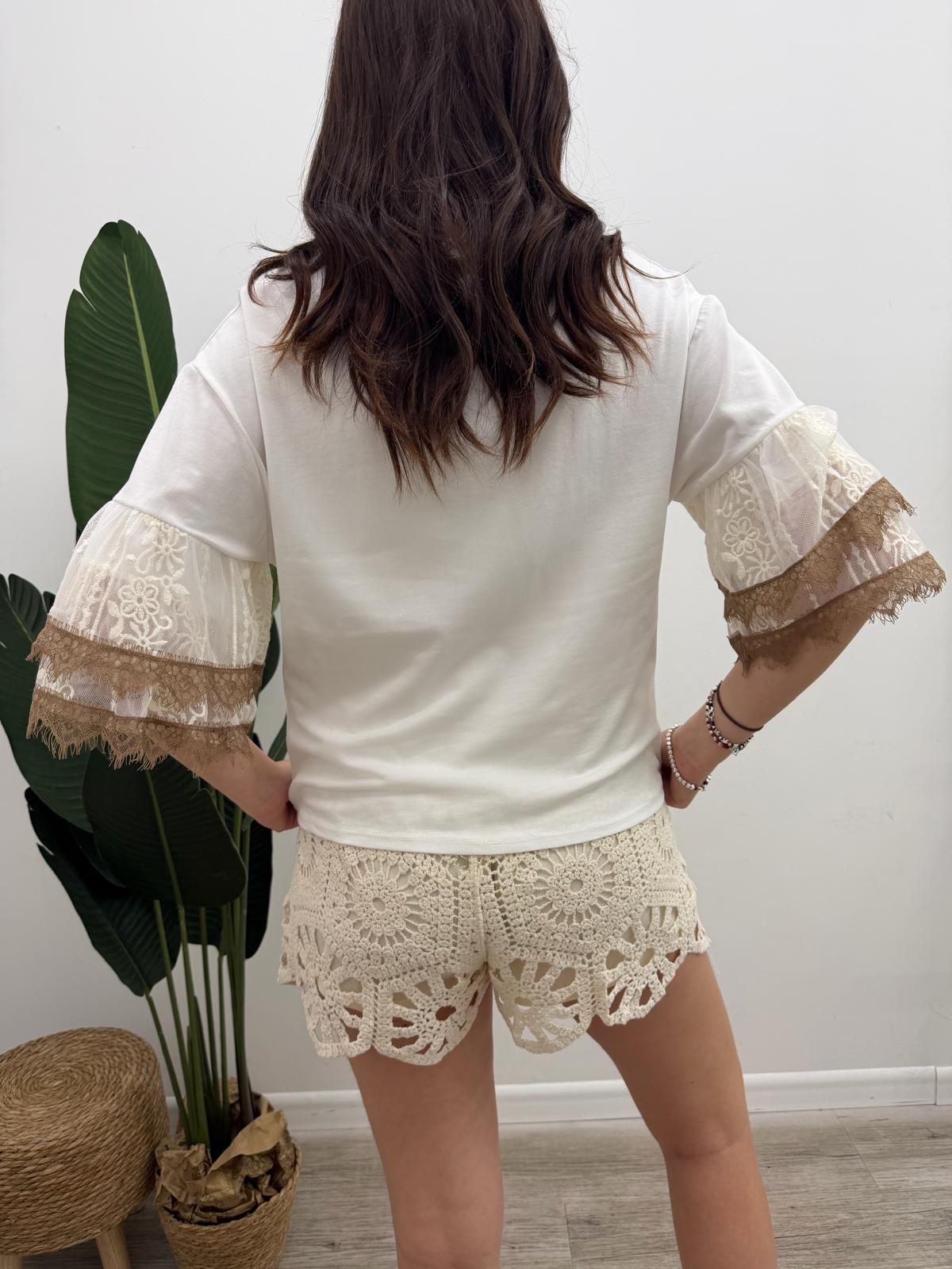 Susy Mix - Tshirt Pizzo Balza