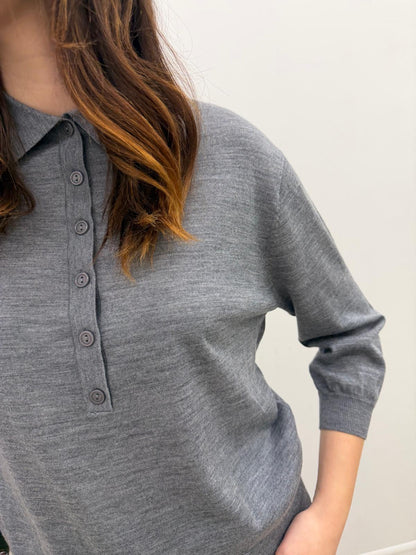 Vicolo - Pull Colletto Bottoni