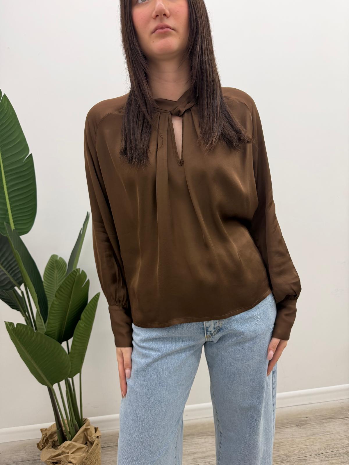 Haveone - Blusa Collo Incrocio