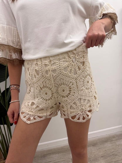 Haveone - Shorts Macramé