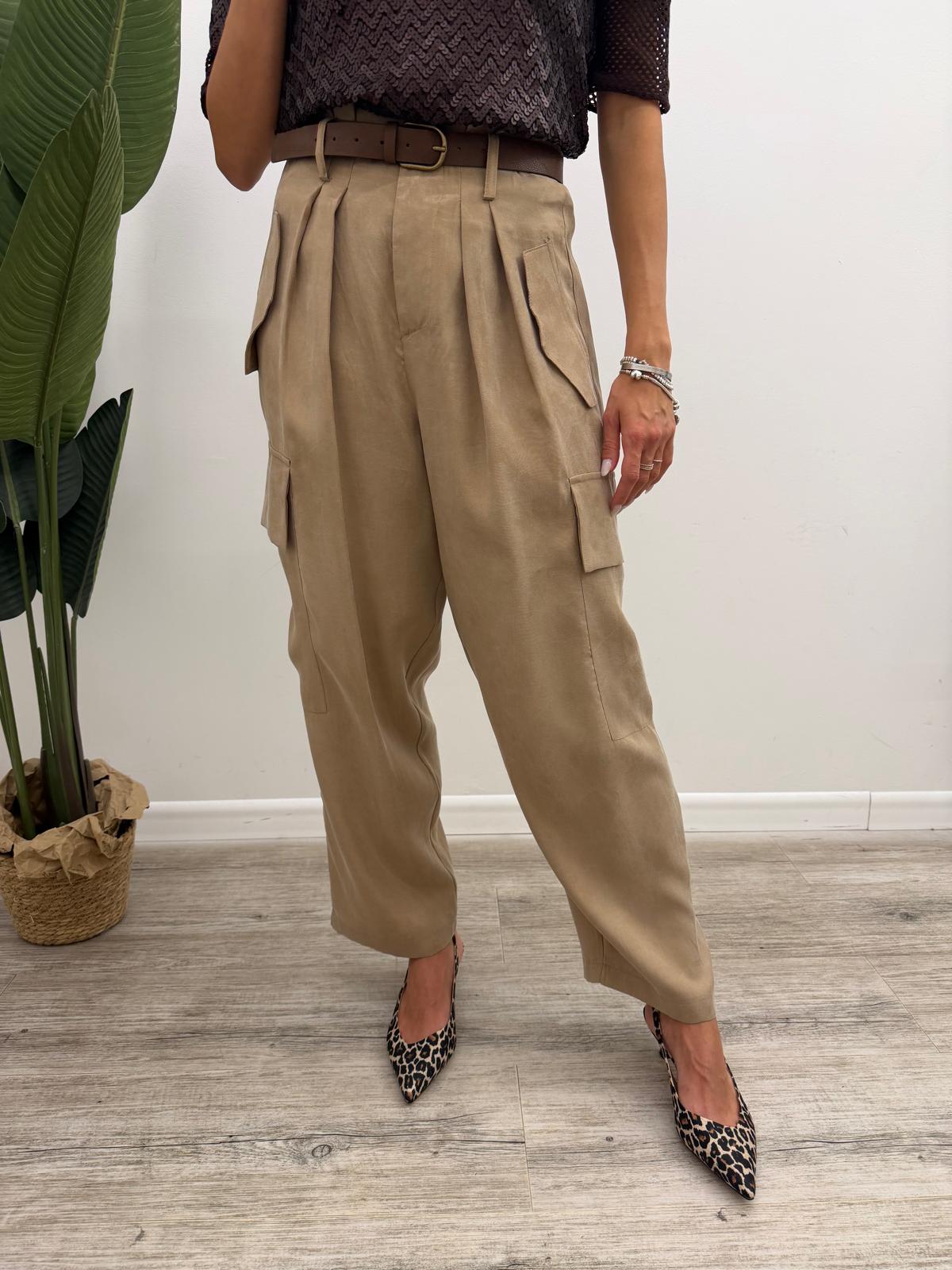 Tensione In - Pantalone Cargo Paperbag