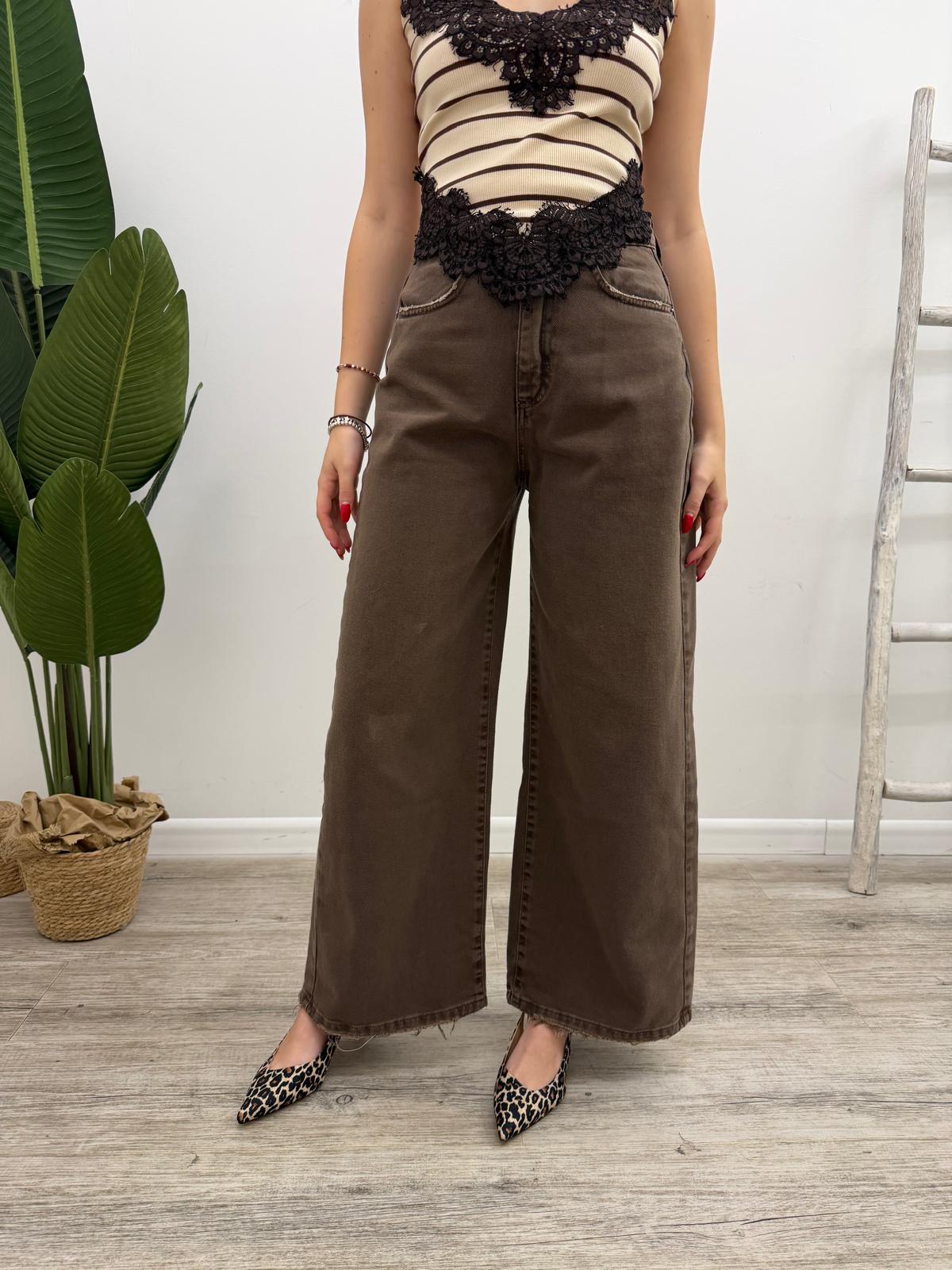 Tensione In - Pantalone Giusy Brown